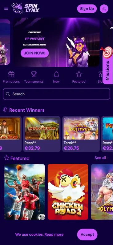 UK online casino homepage showing Le Fisherman slot in the game library