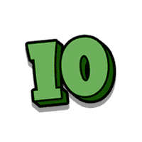 Ten card low-value symbol